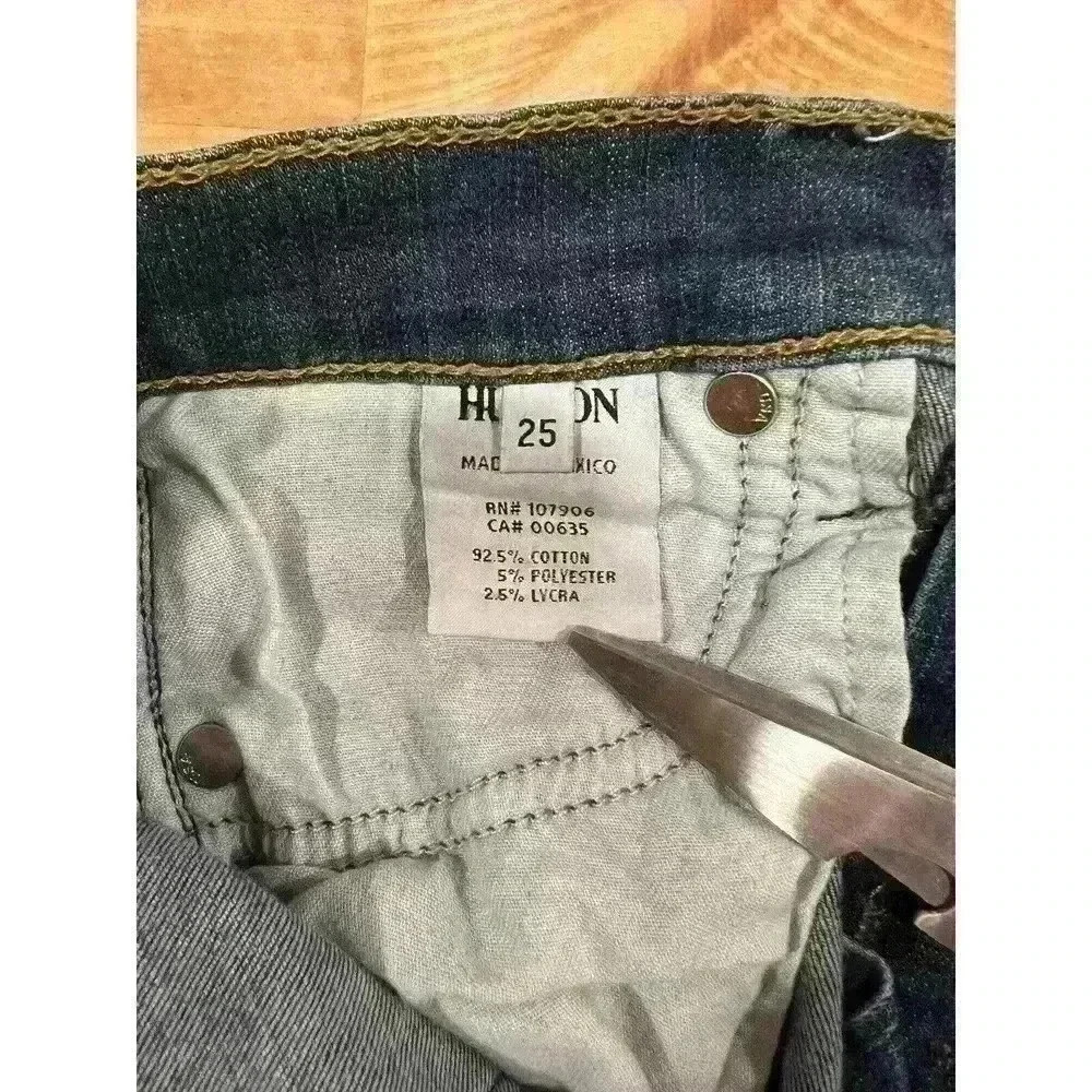 Hudson Nico Super Skinny Mid-Rise Jeans Sz 25 - Picture 5 of 6